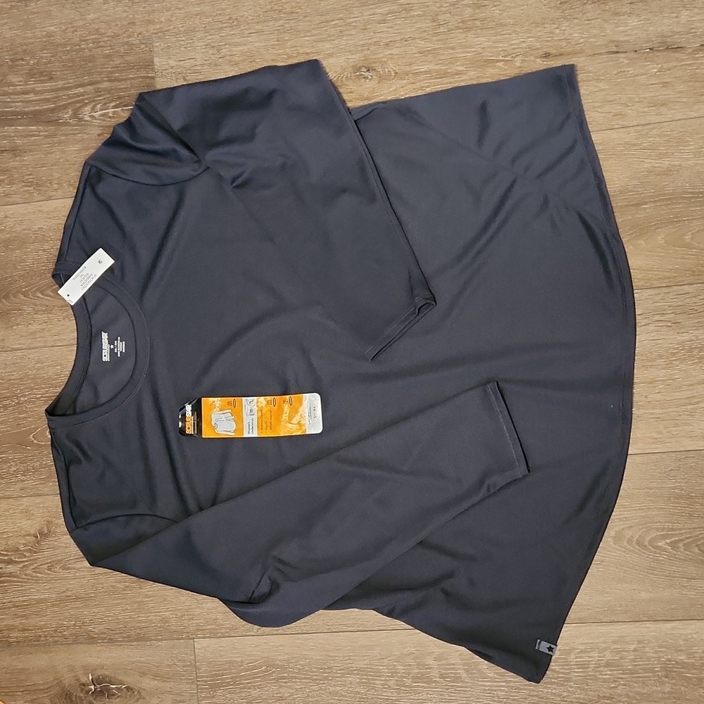 NWT Women's Long Sleeve Grey Underscrub Athletic Scrubwear 3XL